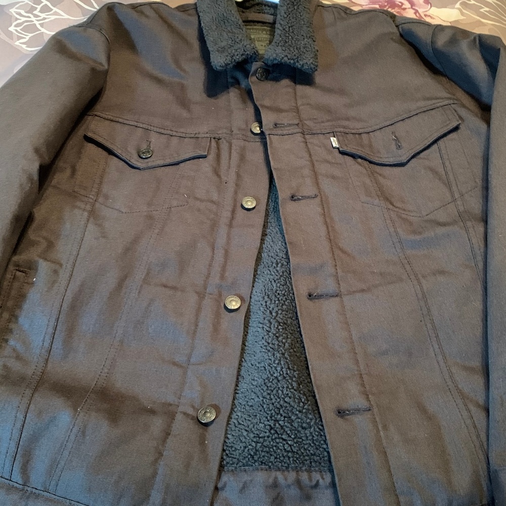 Levi Strauss and Co Sherpa Lined Bomber Jacket